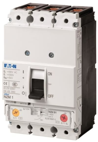 Eaton NZMB1-A160 Molded-Case Circuit Breaker 3-Pole 160A 25KA
