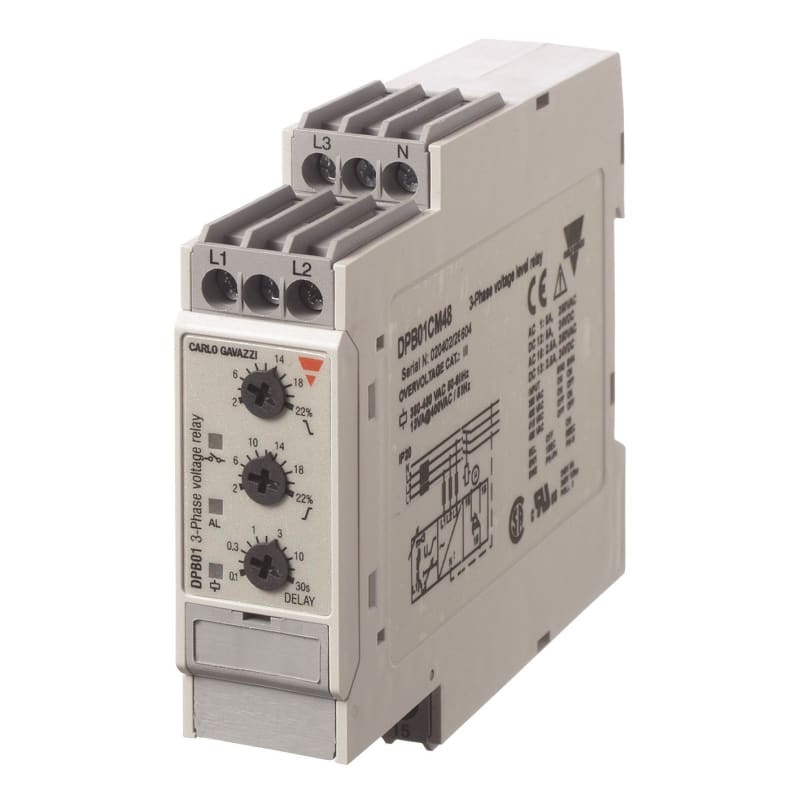 3-Phase mains monitor over-/undervoltage 208-240V (DPB01CM48N)