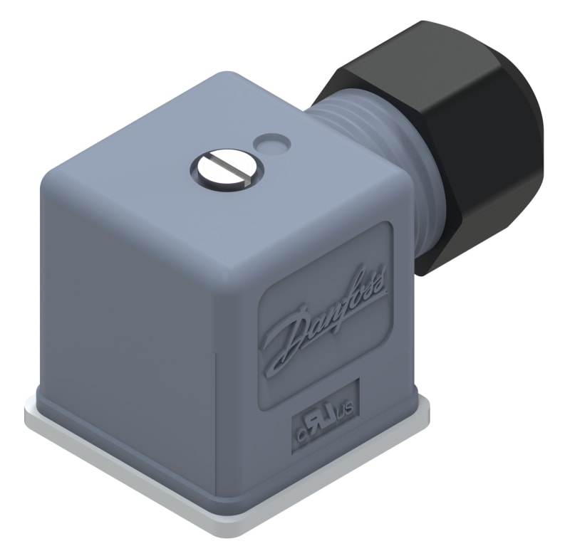 Danfoss DIN 43650 Form A cable plug, IP67, for 018F/018Z/042N Type B coils