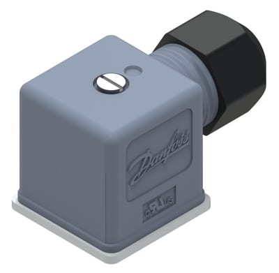 Danfoss DIN 43650 Form A cable plug, IP67, for 018F/018Z/042N Type B coils
