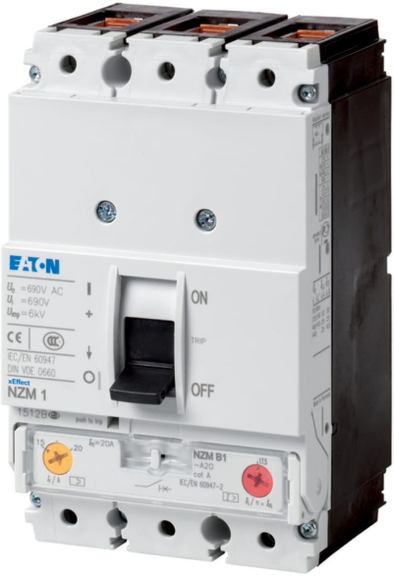 Eaton NZMH1-A32 Molded-Case Circuit Breaker 3-Pole 32A 100KA