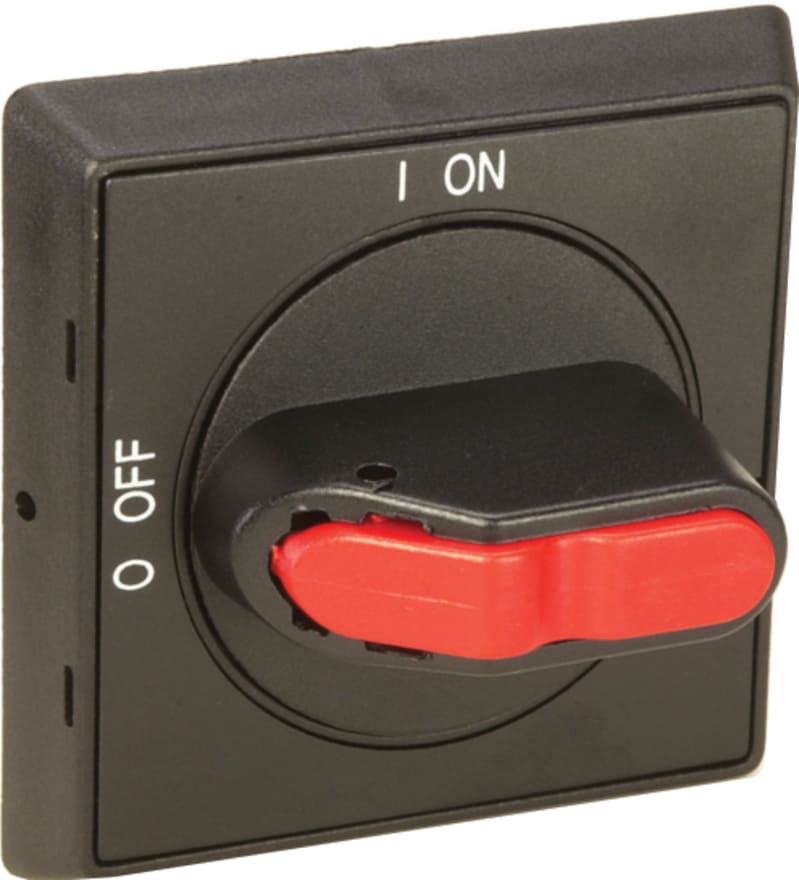 ABB OHBS2RJ SEL HDL BLK DOOR MNT W/Screws