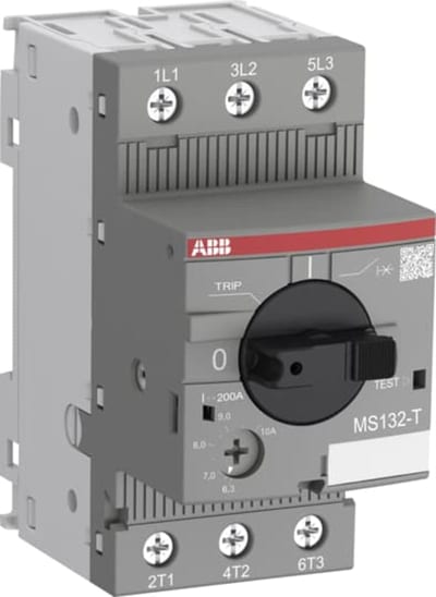 ABB MS132-1.0T Manual Motor Starter for Transformer Protection, 0.63–1.0 A