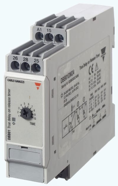 Time relay delayed off 10M 1XRELEUTG. 22.5mm
