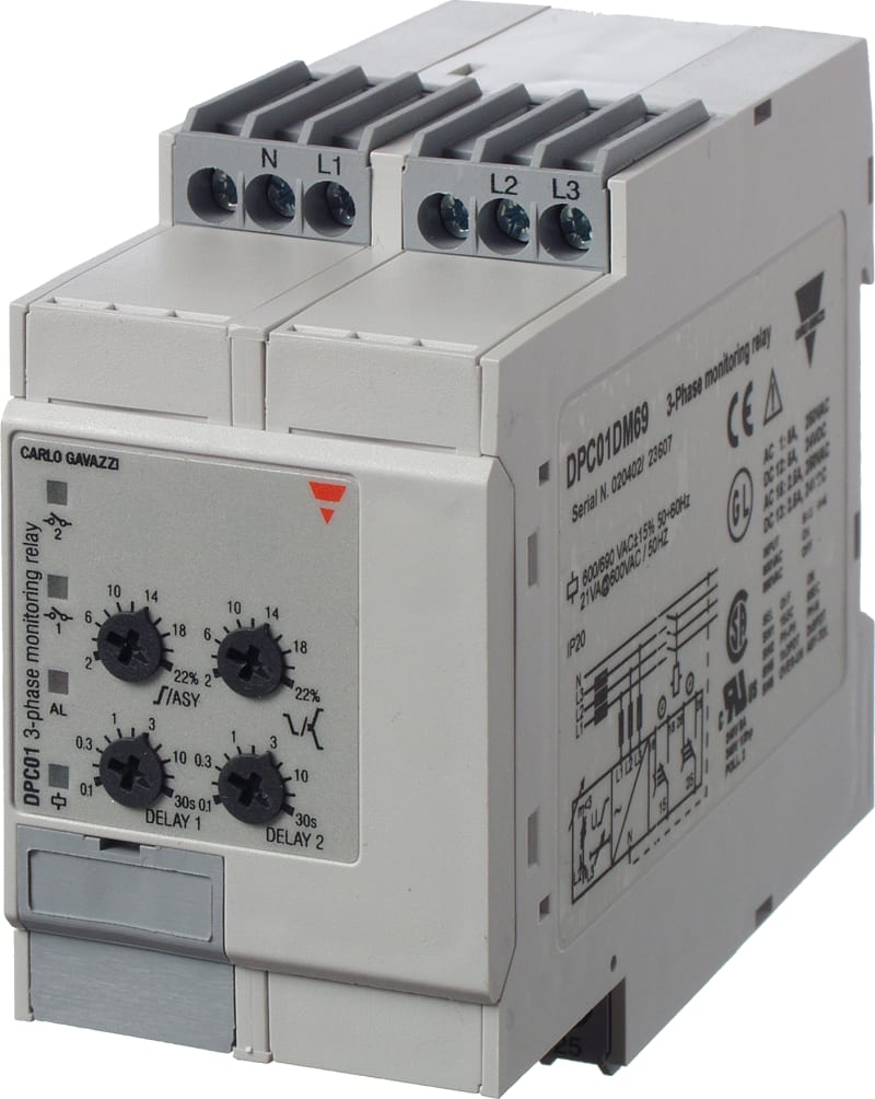 3-Phase Supply Monitoring Relay (DPC01DM48)