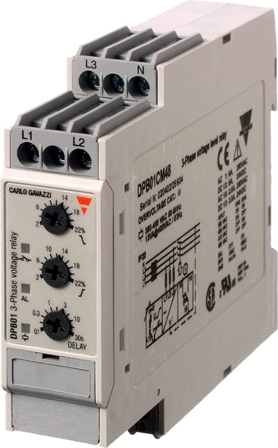3-Phase Supply Monitoring Relay (DPB01CM48)
