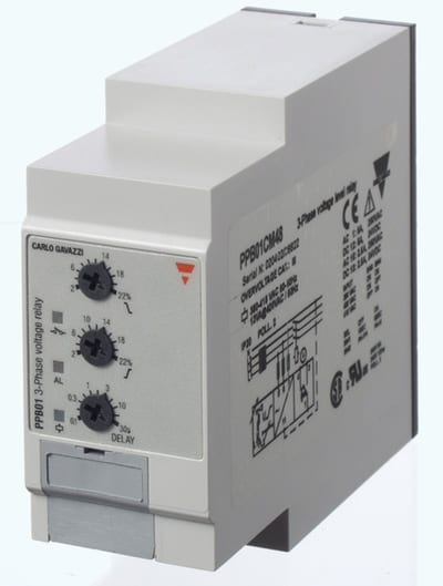 3-Phase nettvakt over-/underspg. 208-240V (PPB01CM23)