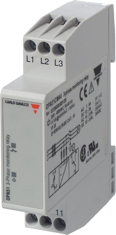 Phase Sequence and Phase Loss relay (DPA51CM44)