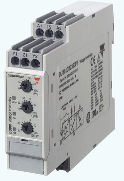 Voltage Relay AC/DC 0-10V, 230VAC (DUB01CB2310V)