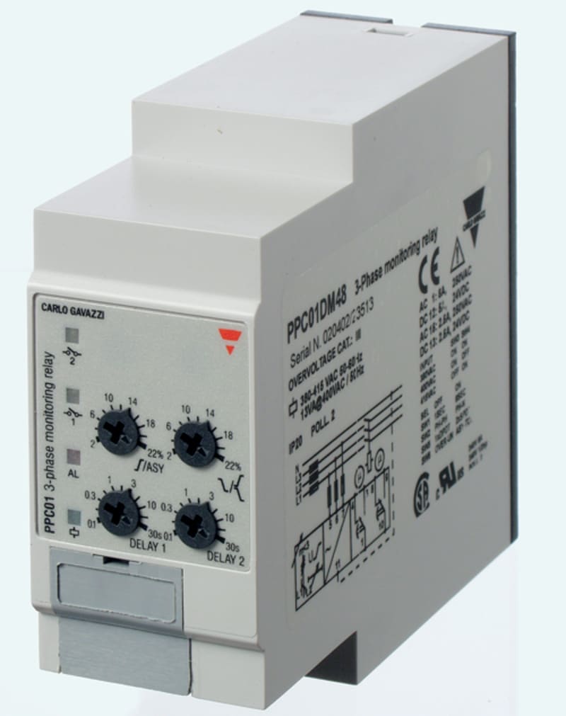 3-Phase Supply Monitoring Relay (PPC01DM48)