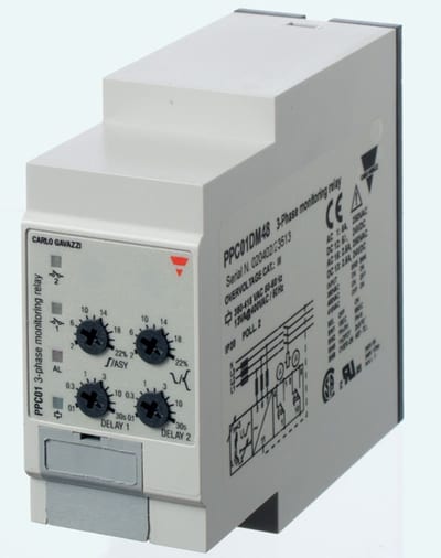 3-Phase Supply Monitoring Relay (PPC01DM48)