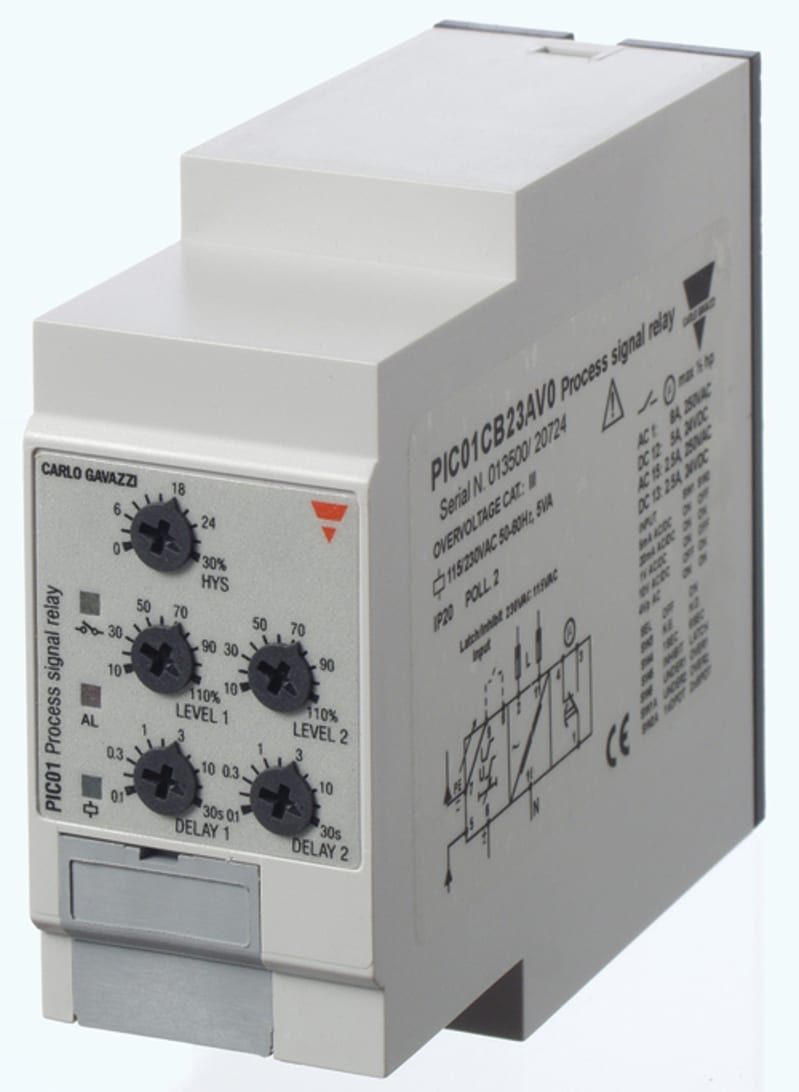 Prosessignal relay 10V/20MA 230V 11-Pin (PIC01CB23AV0)