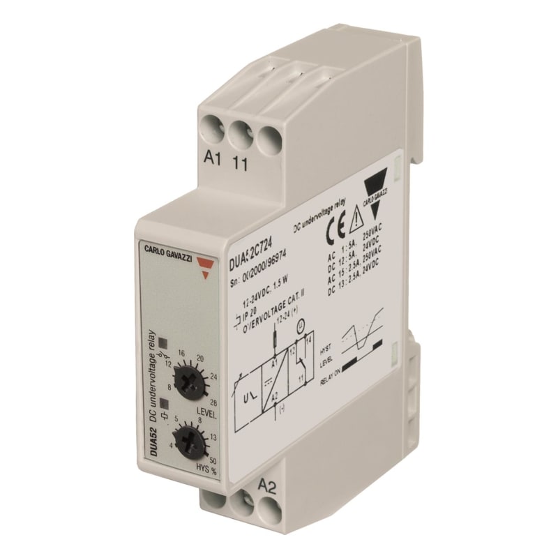 1-Phase relay over-/underspg. 208-240V (DUA55CM44)