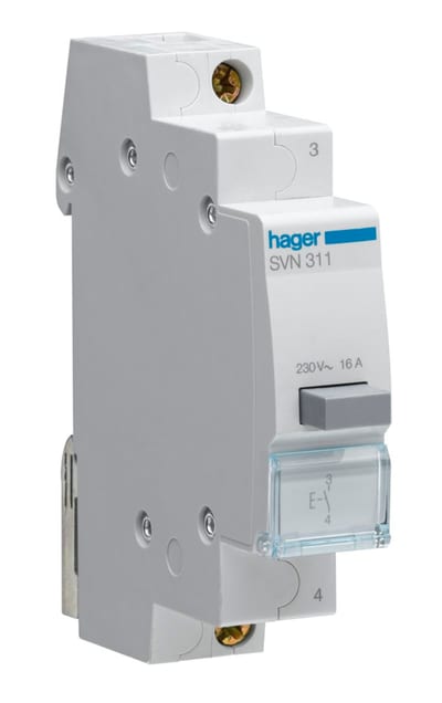 Impulse Switch, 1-Mod, 1X16A, 230VAC