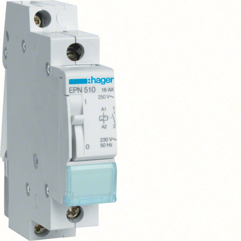 Hager Systemer Impulse Relay 230V 16A 1NO Contact (EPN510)