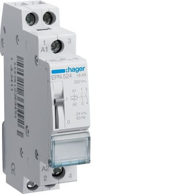 Hager Systemer Impulse Relay 24V 16A 2S