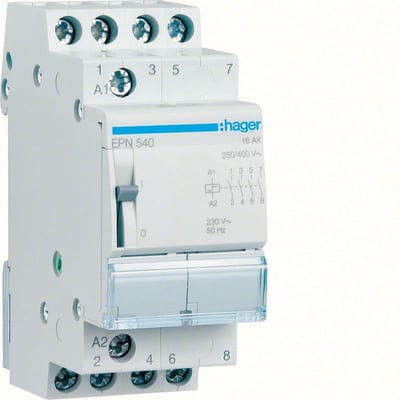 Hager Systemer Impulse Relay 230V 16A 4NO Contacts