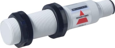 Capacitive transmitter, M18, AC, NO, sn 8mm