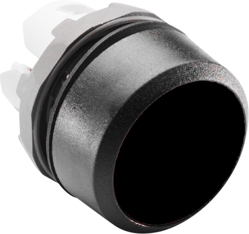 ABB MP1-10B PUSHBUTTON, MOM, BLK, Flush, OP Only
