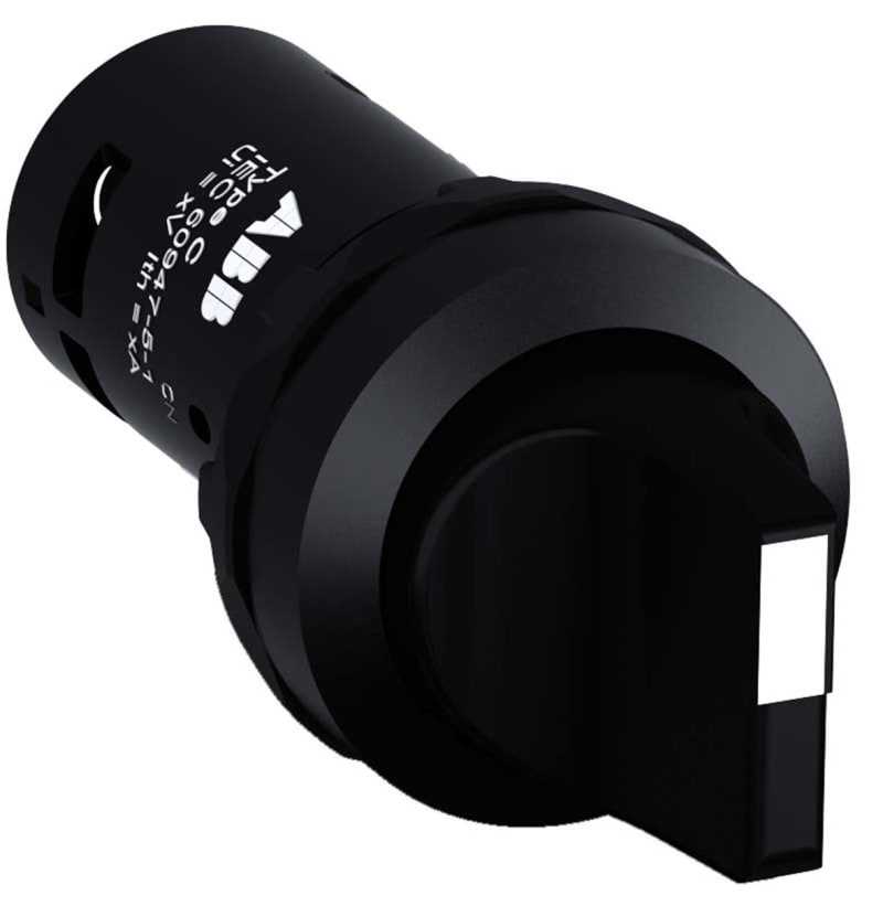 Rotary switch 2POS Black