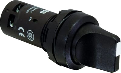 Rotary switch 3POS Black