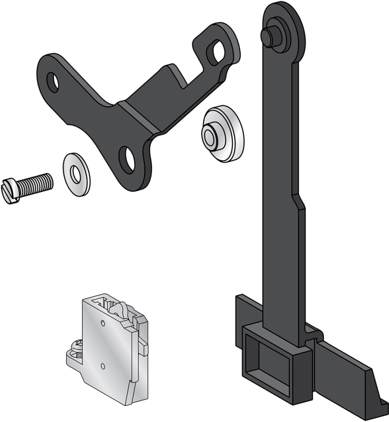 Schneider Electric Chassis locking - Profalux/Ronis adapt kit w/o keylock - MTZ2/MTZ3 - spare part LV848564SP