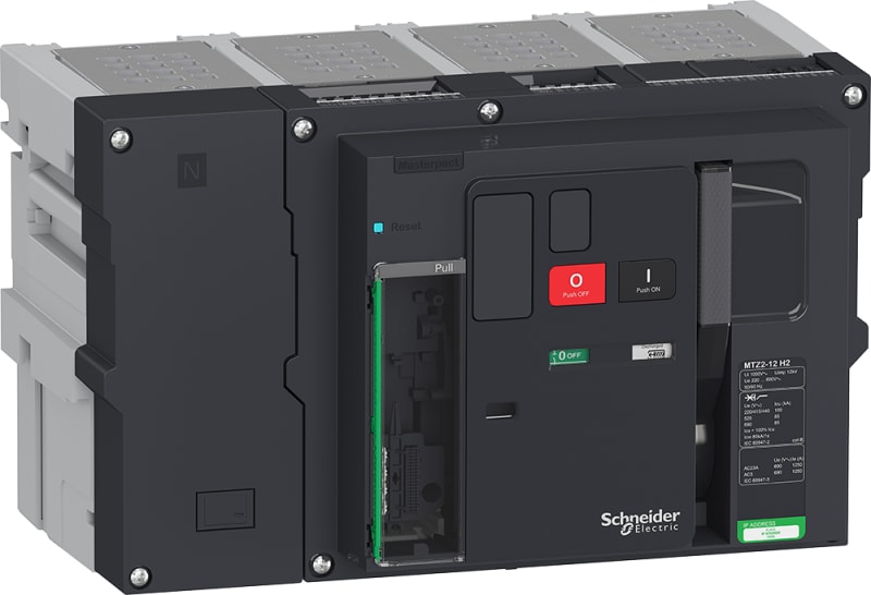 Schneider Electric Circuit breaker Masterpact MTZ2 32H2, 3200 A, 3P fixed, without Micrologic LV848083