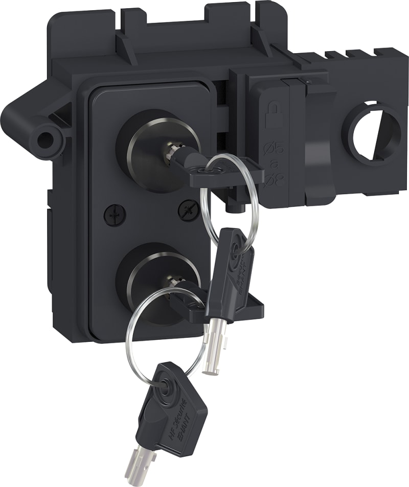 Schneider Electric 1 Ronis keylock with 2 keys - identified EL24135 combination - spare part LV833190SP