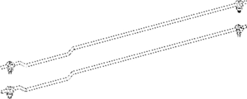 Schneider Electric Mechanical interlocking, MasterPact MTZ, 1 set of 2 interlocking rods, spare part LV833210SP