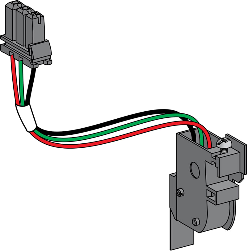 Schneider Electric MN undervoltage release, standard, Masterpact MTZ1/2/3, 100/130 VAC 50/60 Hz, 100/130 VDC, spare part LV833670SP