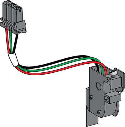 Schneider Electric MN undervoltage release, standard, Masterpact MTZ1/2/3, 200/250 VAC 50/60 Hz, 200/250 VDC, spare part LV833671SP