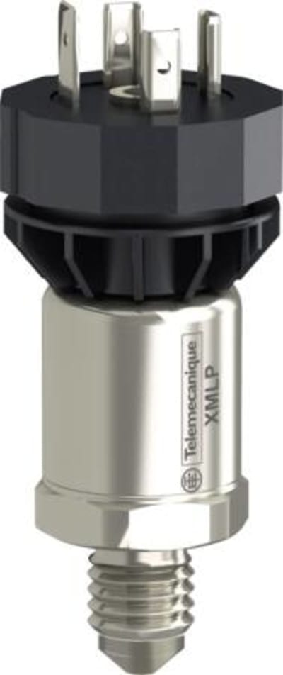 Telemecanique XMLP025BC270 Pressure Transmitter, 0.5–4.5 V ratiometric, 7/16"-20 UNF female, DIN connector