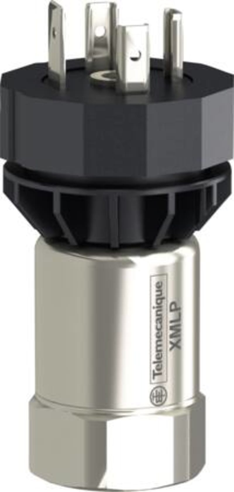 Telemecanique XMLP060BC290 Pressure Transmitter, 0–60 bar, 0.5–4.5 V ratiometric, 7/16"-20 UNF female, DIN connector
