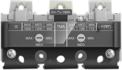 ABB 1SDA076538R1 Magnetic Release Three-POLE IN AC-DC MA Iu 160 I3=960...2240 A XT2