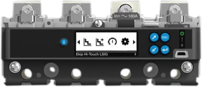 ABB Loose protection XT2, In=40A, 3 pole, EL, Ekip Touch Measuring LSI, Un=690V AC Ekip Touch Measuring LSI In=40A XT2 4P