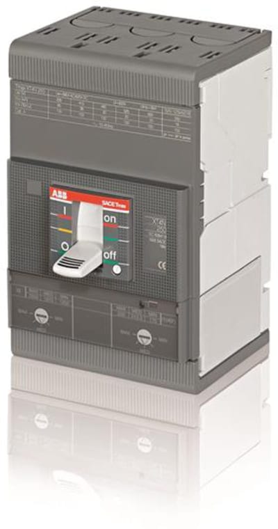 ABB SACE Tmax XT3N 250 Moulded-Case Circuit Breaker — MA 200 Im=1200, In=200 A, 3-Pole
