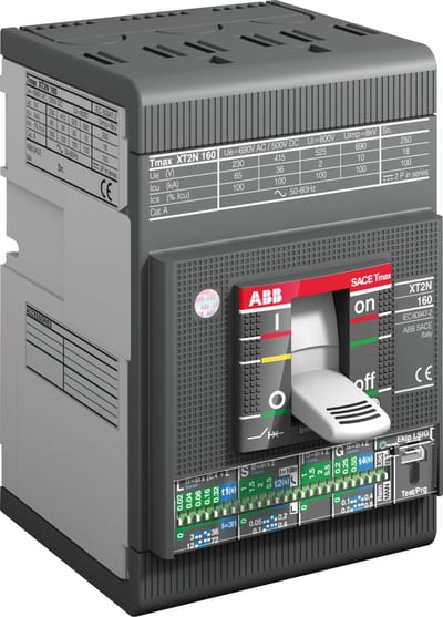 ABB SACE Tmax XT4N 250 Moulded-Case Circuit Breaker — Ekip LSI, In=250 A, 4-Pole