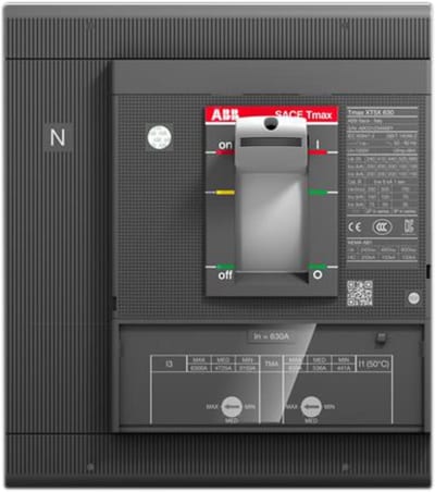ABB SACE Tmax XT5S 400 Moulded-Case Circuit Breaker — In=100 A, 4-Pole 1SDA100477R1