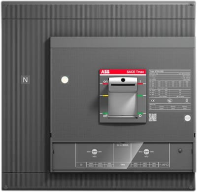 ABB SACE Tmax XT6H 800 Moulded-Case Circuit Breaker — TMA 800-8000, In=800 A, 4-Pole