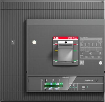 ABB SACE Tmax XT6S 800 Moulded-Case Circuit Breaker — Ekip Dip LSI, In=800 A, 4-Pole