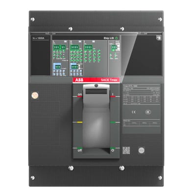 ABB SACE Tmax XT7S 1000 Moulded-Case Circuit Breaker — Ekip Dip LSI, In=1000 A, 3-Pole