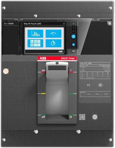 ABB SACE Tmax XT7L 1600 Moulded-Case Circuit Breaker — Ekip Touch Meas.LSI, In=1600 A, 3-Pole 1SDA100977R1
