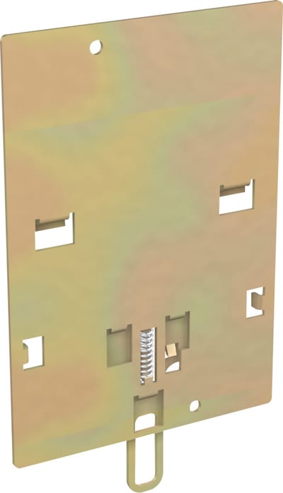 ABB Kit for DIN-rail mounting of switch according to DIN50022 for XT1 4 pole