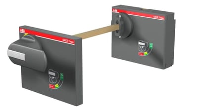 ABB 1SDA104847R1 BASE FOR Adjustable Depth Rotary Handle WITH Padlock Device FOR Withdrawable Circuit-Breaker XT5