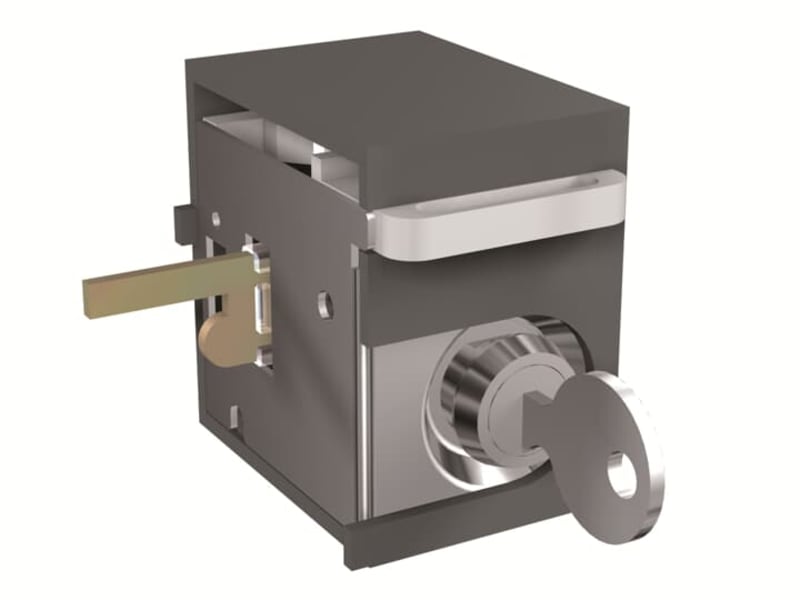 ABB 1SDA066293R1 KEY LOCK Several IN Inserted / Withdrawn Position FOR Withdrawable Fixed PART FOR 1 C.BREAKER XT2-XT4