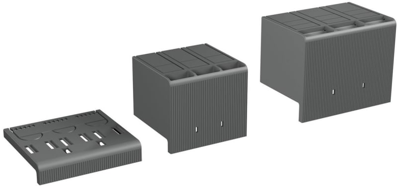 LTC XT2 4P Terminal Covers LOW 2 Pcs (1SDA066659R1)