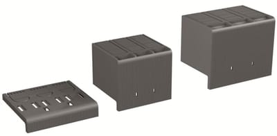 ABB Cover of high type (HTC) in pack of 2 pcs, fits XT5 4 pole