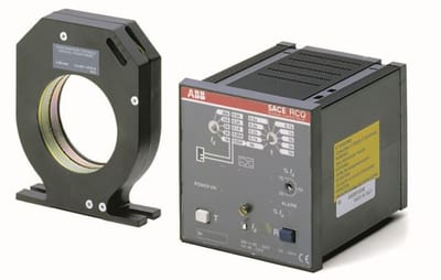 ABB 1SDA069390R1 RCQ 020/P Earth-Fault Relay Panel 110-690 V AC