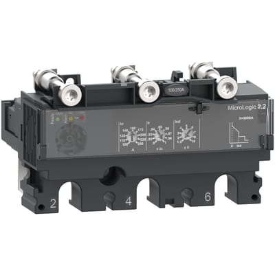 Schneider Electric Trip unit MicroLogic 2.2, ComPacT NSX250, 3 poles, electronic basic protections, 250A rating C2532D250