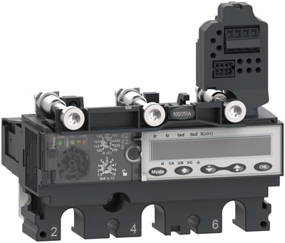 Schneider Electric Trip unit MicroLogic 5.2AZ, ComPacT NSX100/160/250, 3 poles, electronic basic protections, special applications, 100A C1035Z100